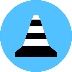 Traffic Cone Icon from Kameleon Pop Set