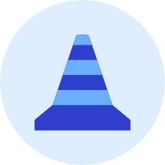 Traffic Cone Icon from Kameleon Duo Set