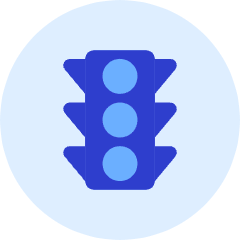 Traffic Light Icon from Kameleon Duo Set