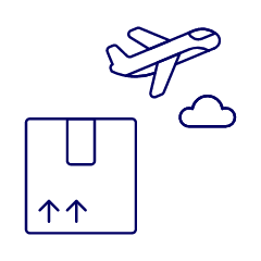 Cargo Plane Illustration from UX Line Set