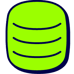Database Icon from Stickies Duo Set