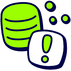 Database Notification Icon from Stickies Duo Set