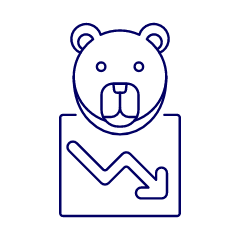 Bear Market 2 Illustration from UX Line Set
