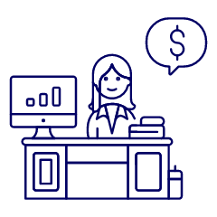 Accountant 2 Illustration from UX Line Set