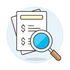 Invoice Search Illustration from UX Colors Set