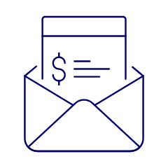 Mail Invoice Illustration from UX Line Set