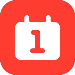 Calendar Icon from iOS 14 Set