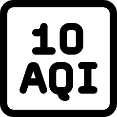 Air Quality Monitor Icon from Ultimate Regular Set