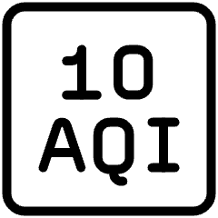 Air Quality Monitor Icon from Ultimate Light Set