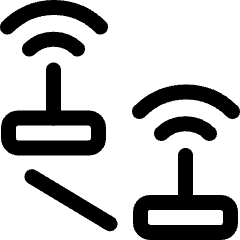 Mesh Wifi 1 Icon from Ultimate Regular Set