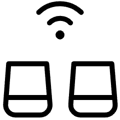 Mesh Wifi Router Icon from Ultimate Light Set