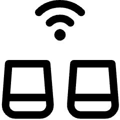 Mesh Wifi Router Icon from Ultimate Regular Set