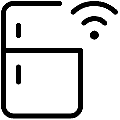 Smart Refrigerator Icon from Ultimate Light Set