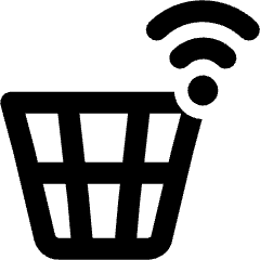 Smart Trash Can 3 Icon from Ultimate Bold Set