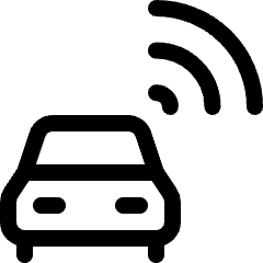 Technology Iot Electronics Car Icon from Ultimate Regular Set