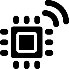 Technology Iot Electronics Microchip Icon from Ultimate Bold Set