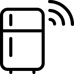 Technology Iot Electronics Refrigerator Icon from Ultimate Light Set