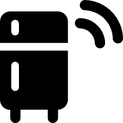 Technology Iot Electronics Refrigerator Icon from Ultimate Bold Set