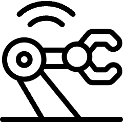 Technology Iot Electronics Robot Arm Icon from Ultimate Light Set