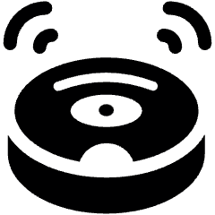 Technology Iot Electronics Robot Vacuum Icon from Ultimate Bold Set