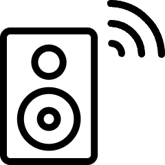 Technology Iot Electronics Speaker Icon from Ultimate Light Set