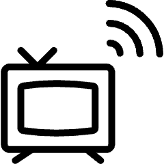 Technology Iot Electronics Television Icon from Ultimate Light Set