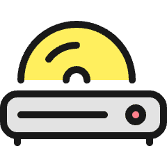 Cd Player Icon from Ultimate Colors Set