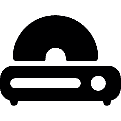 Cd Player Icon from Ultimate Bold Set