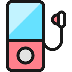 Music Player 1 Icon from Ultimate Colors Set