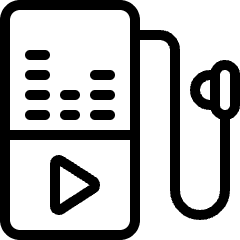 Music Player Icon from Ultimate Light Set