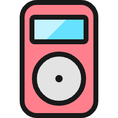 Portable Player Icon from Ultimate Colors Set