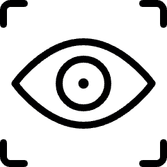 Iris Scan 1 Icon from Ultimate Light Set