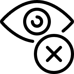 Iris Scan Denied Icon from Ultimate Light Set