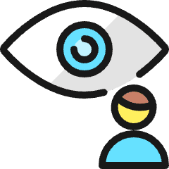 Iris Scan User Icon from Ultimate Colors Set
