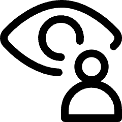 Iris Scan User Icon from Ultimate Regular Set