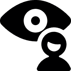 Iris Scan User Icon from Ultimate Bold Set