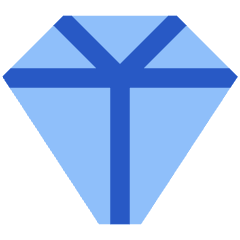 Diamond 1 Icon from Sharp Flat Set
