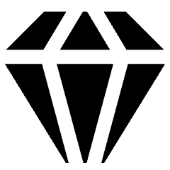 Diamond 2 Icon from Sharp Solid Set