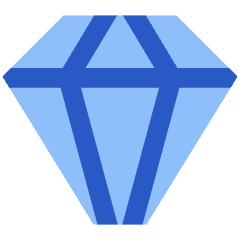 Diamond 2 Icon from Sharp Flat Set