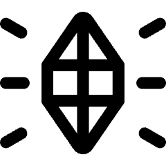 Diamond Shine Icon from Core Line Set