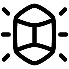 Diamond Shine Icon from Plump Line Set
