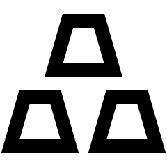 Gold Icon from Sharp Line Set