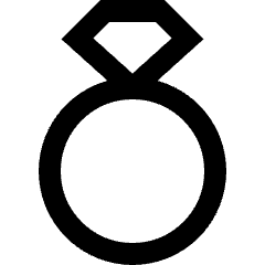 Ring Icon from Sharp Line Set