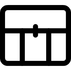 Treasure Chest Icon from Core Line Set