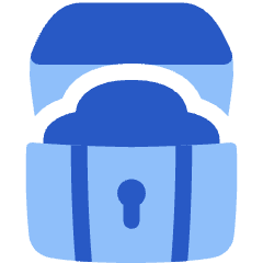 Treasure Chest Open Icon from Plump Flat Set