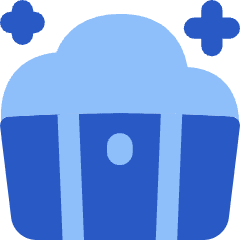 Treasure Chest Open Icon from Flex Flat Set