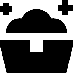 Treasure Chest Open Icon from Sharp Solid Set