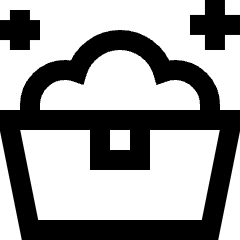 Treasure Chest Open Icon from Sharp Line Set