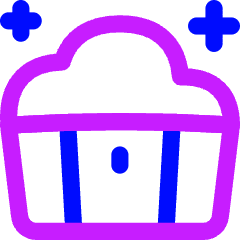 Treasure Chest Open Icon from Flex Neon Set