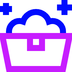 Treasure Chest Open Icon from Sharp Neon Set